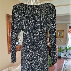 VINTAGE Ricki Lang Nuit 1989  Formal Dress/ Neimans